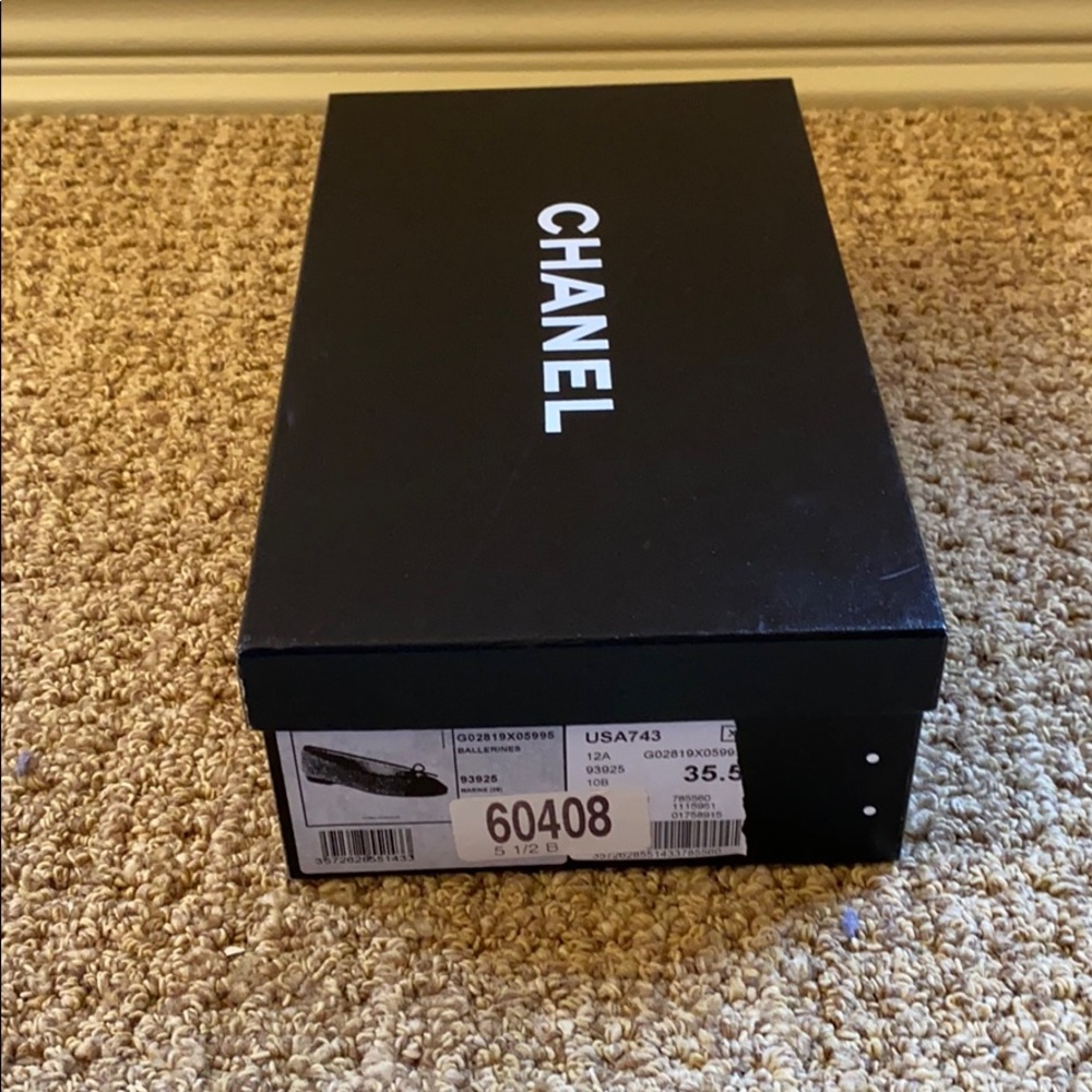 Chanel ballerina shoe box